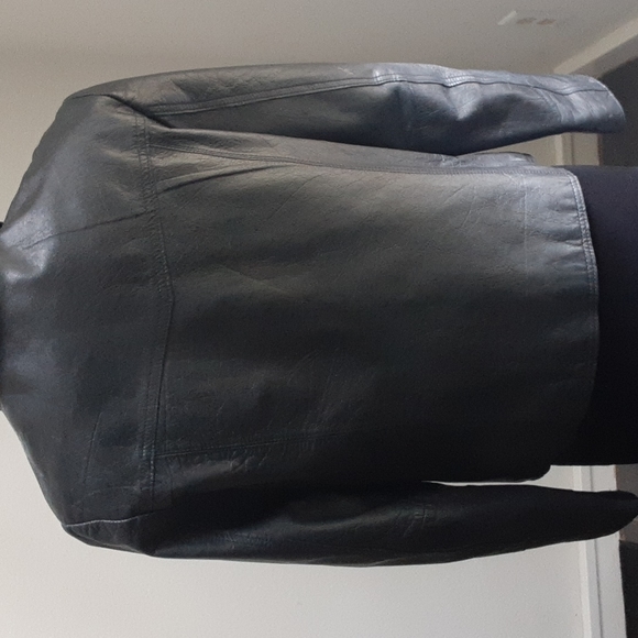 Genuine Leather GAP Y2K jacket (vintage) - Picture 8 of 16